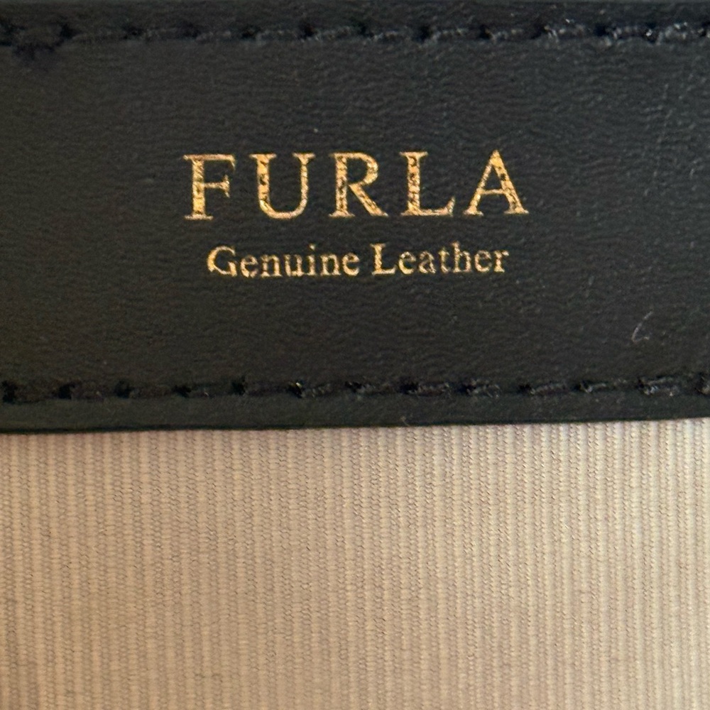 Furla Elegant Gray and Tan Tote - Picture 9 of 10